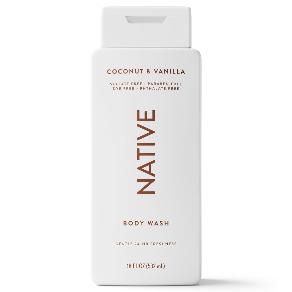 Coconut & Vanilla Body Wash, 18 fl oz