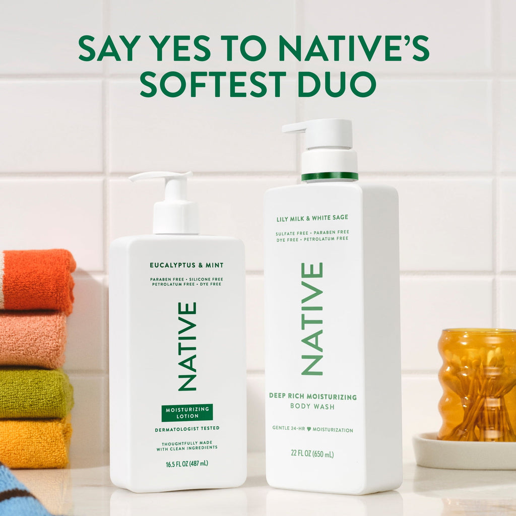 Moisturizing Hand & Body Lotion, Eucalyptus & Mint, Silicone Free, for Men and Women, 16.5 oz