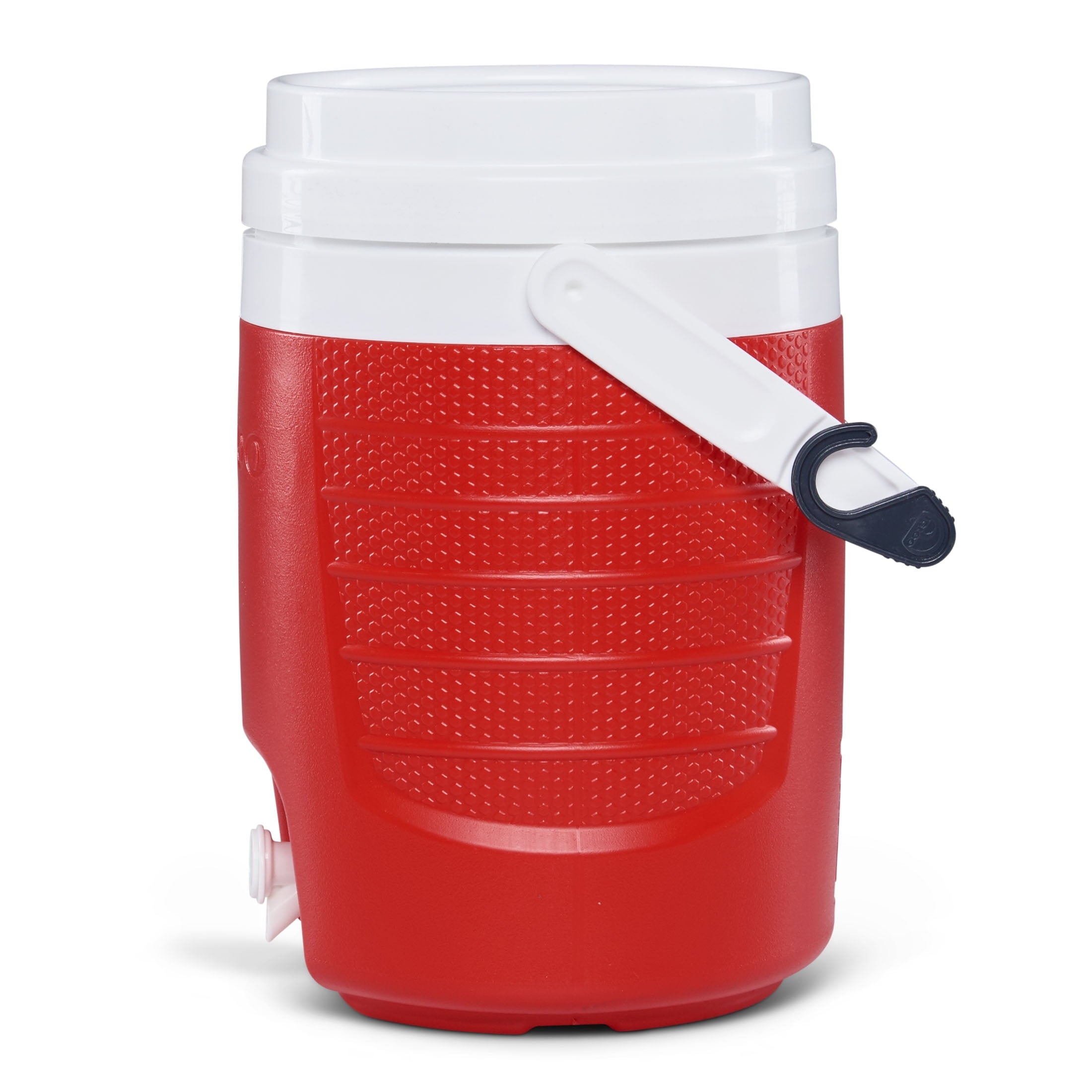 2 Gallon Sports Plastic Beverage Jug with Hooks, Blue