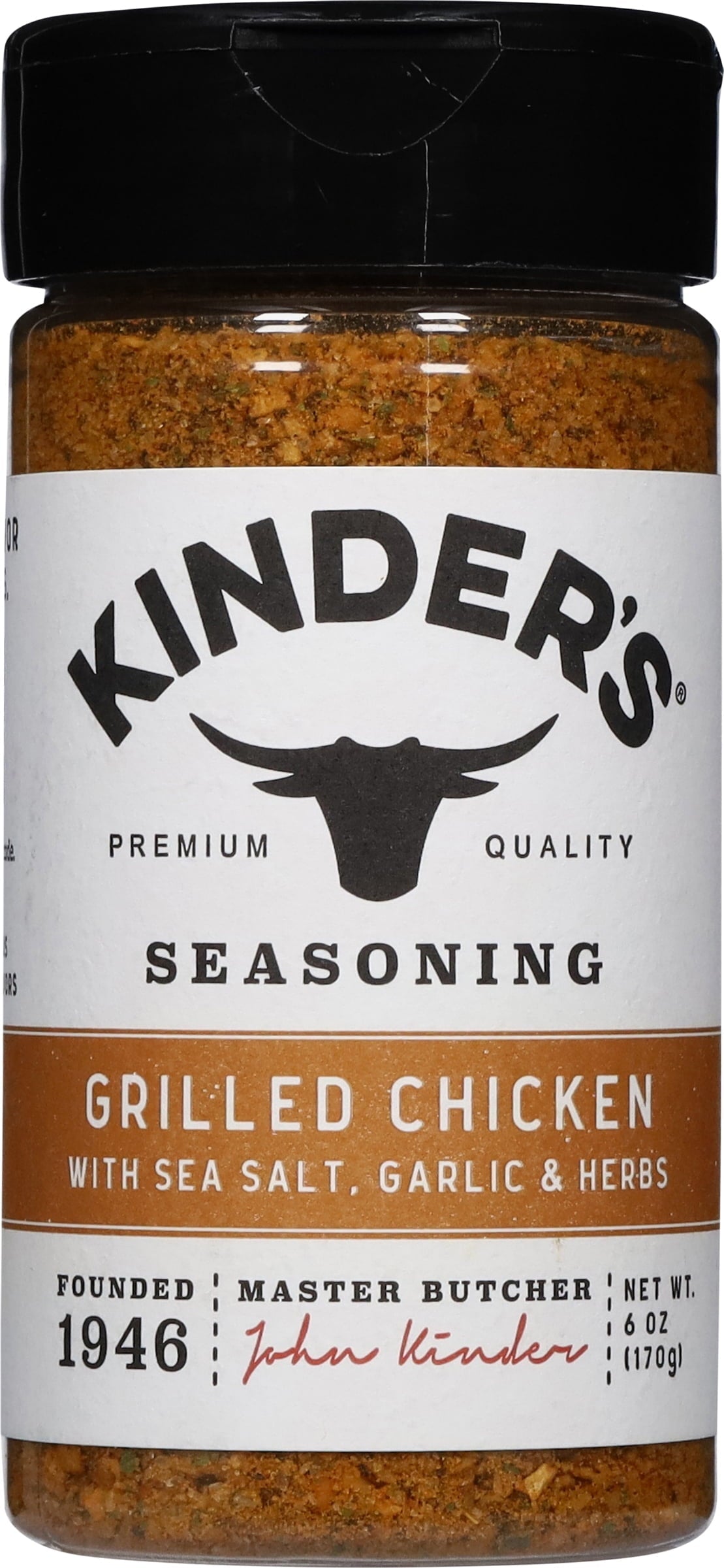 Grilled Chicken Seasoning Blend with Garlic, Sea Salt, and Herbs, 6 oz
