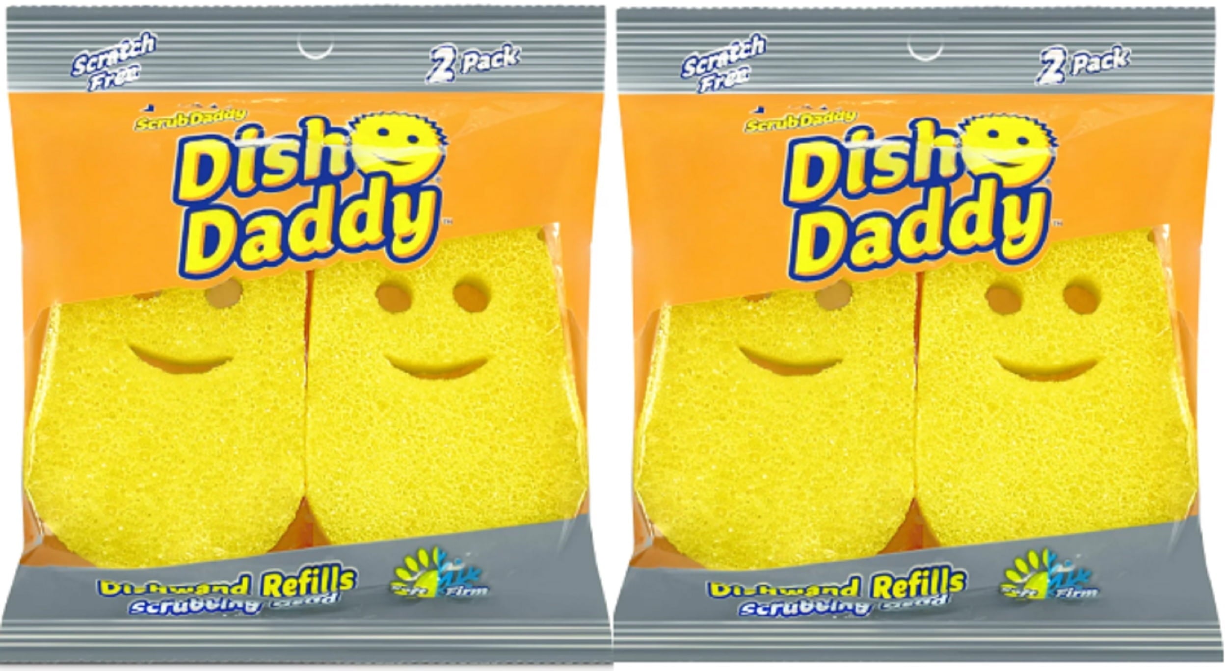 Dish Daddy Refill 2pk Sponge - 2 Ct, Flextexture Foam