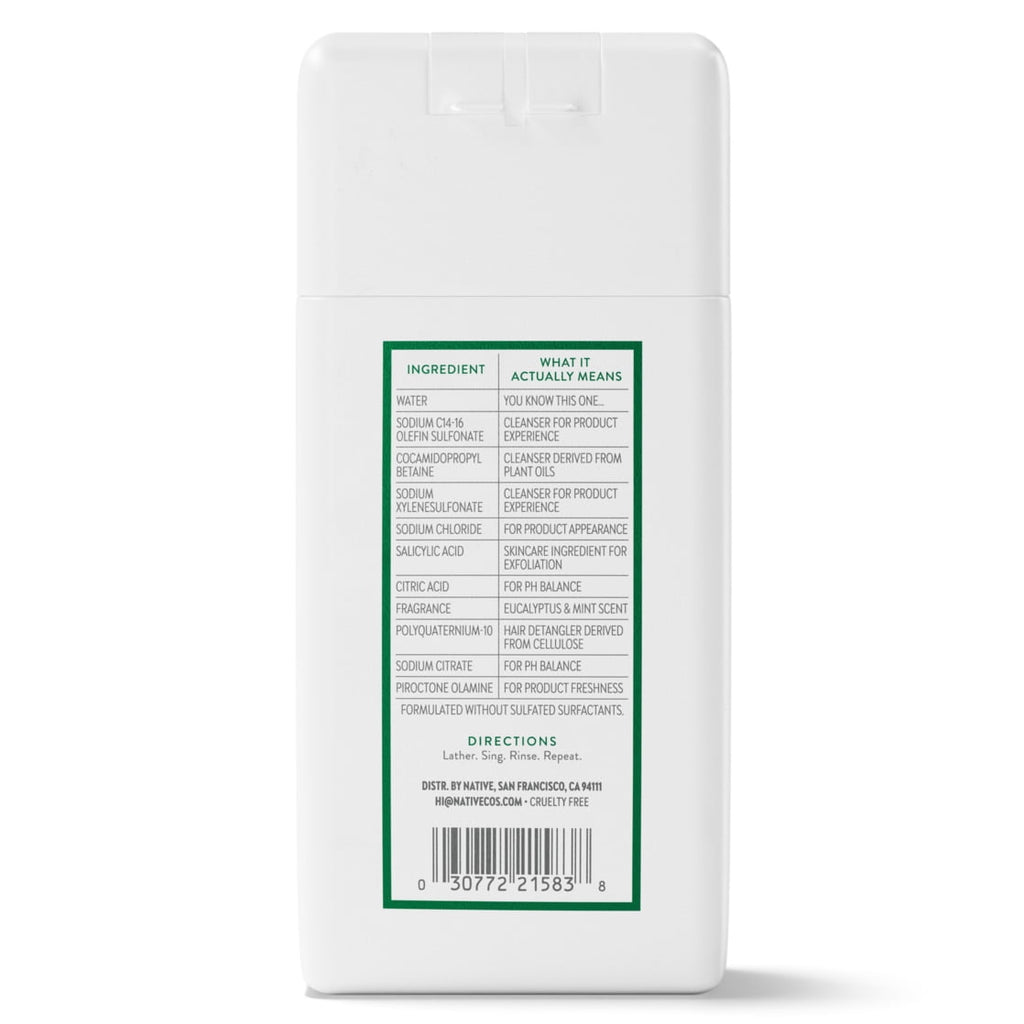 Eucalyptus & Mint 2 in 1 Shampoo & Conditioner 3.0 fl oz