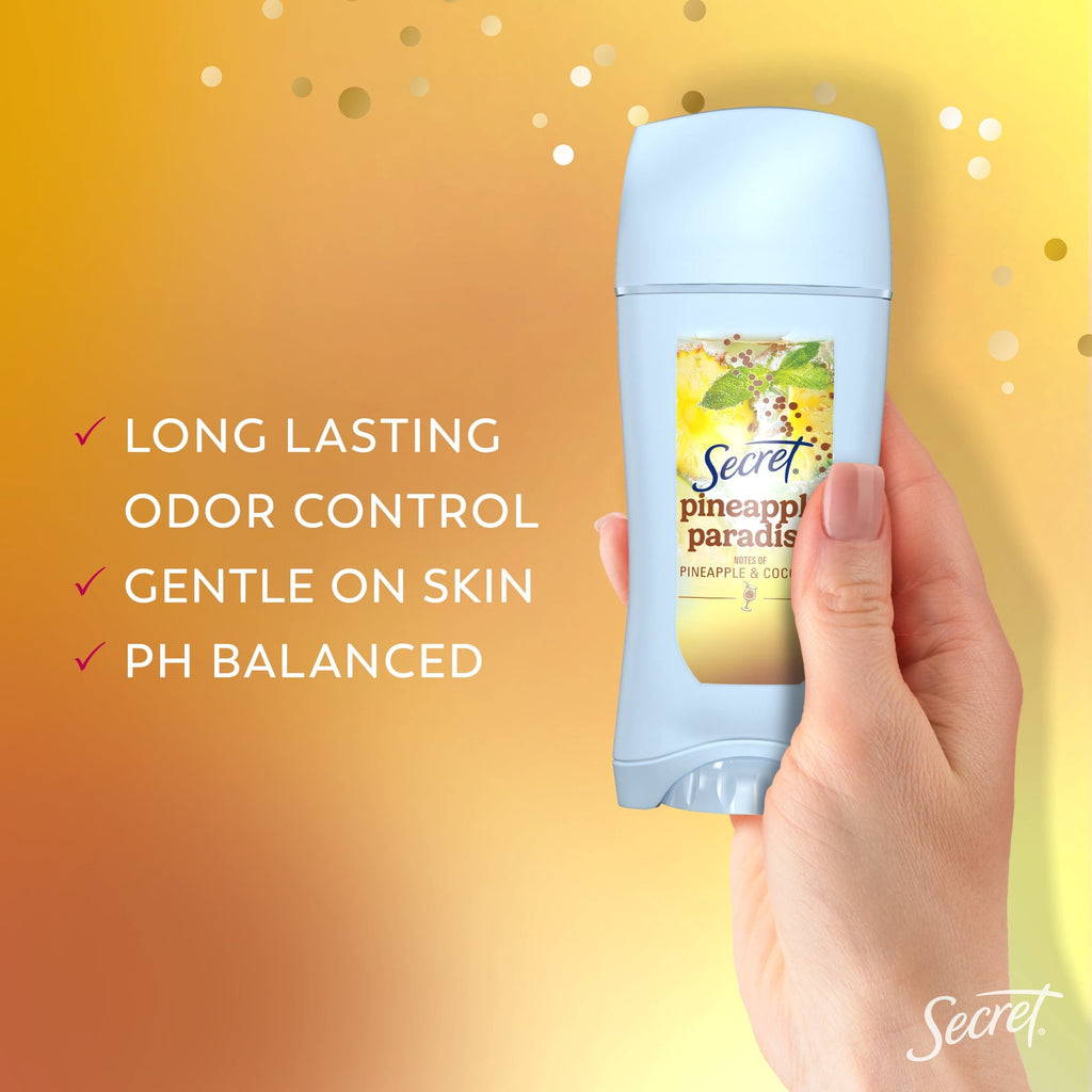 Fresh Clear Gel Antiperspirant and Deodorant for Women, Pineapple Paradise, 2.6 oz