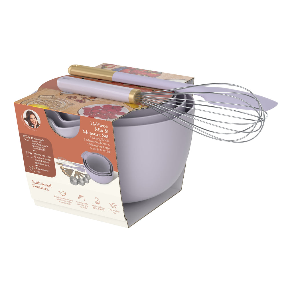 14-Piece Mix & Measure Set, Porcini Taupe by Drew Barrymore