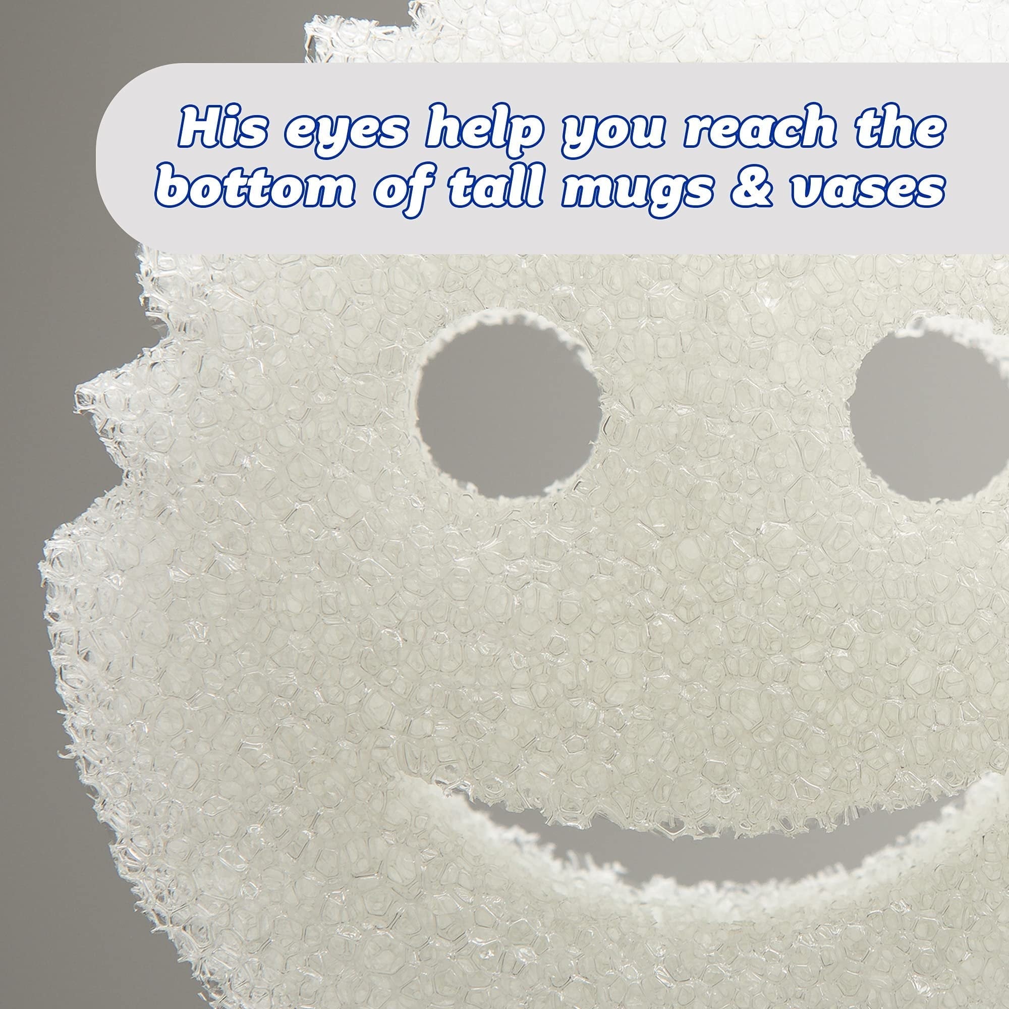 Dye Free Cleaning Scrubber for Kitchen and Bathroom