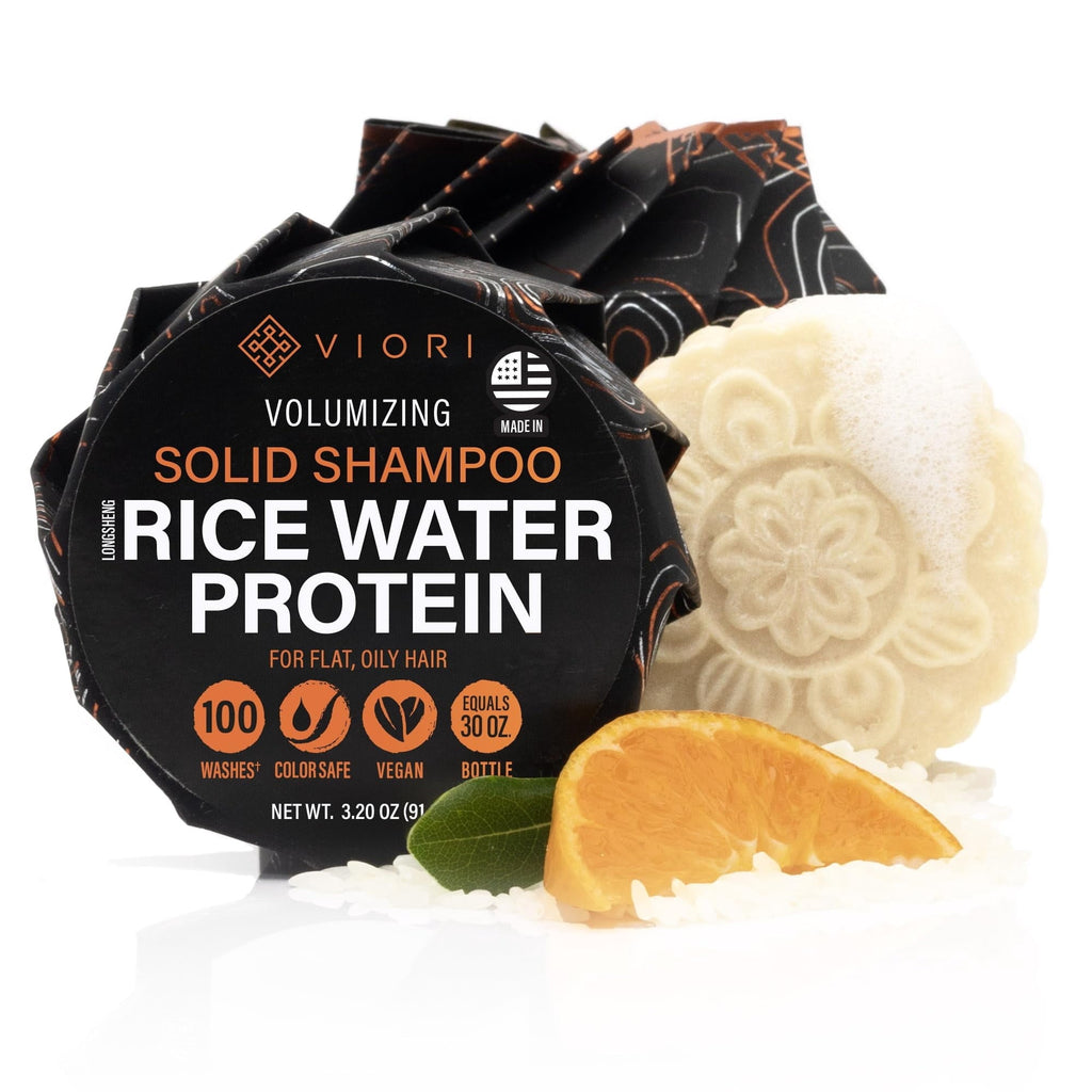 Handcrafted Sulfate Free for Hair Growth Daily Shampoo with Rice Water, Hidden Waterfall, 3.17 oz