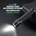 Baton 3 Pro Brush Strokes Rechargeable Flashlight, 1500 Lum, Cool White （Black）