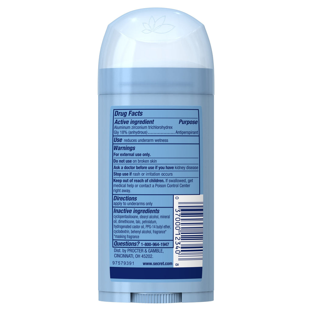 Invisible Solid Antiperspirant Deodorant, Unscented - 2.6 oz - 6 Packs
