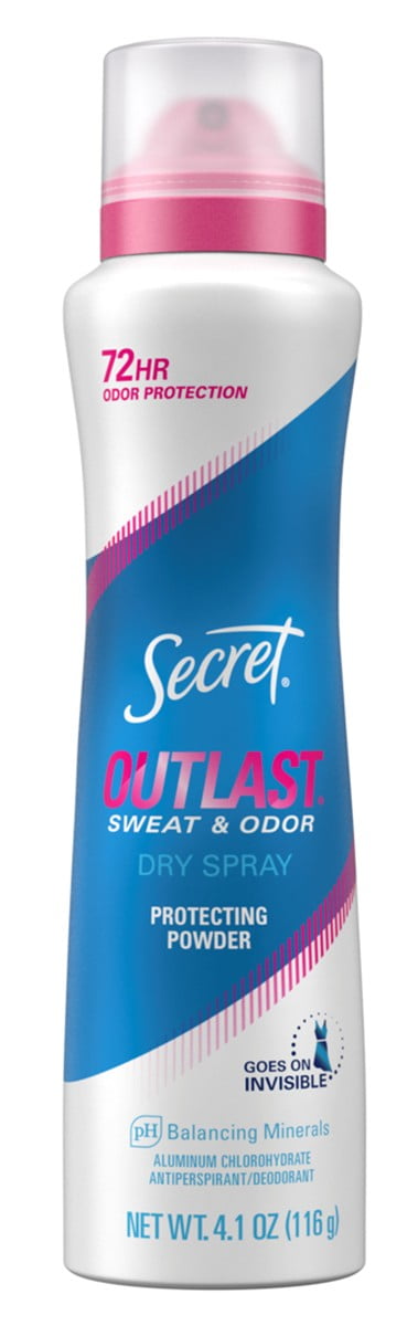 Deodorant Outlast Dry Spray Protecting Powder 4.1oz (Pack of 3)