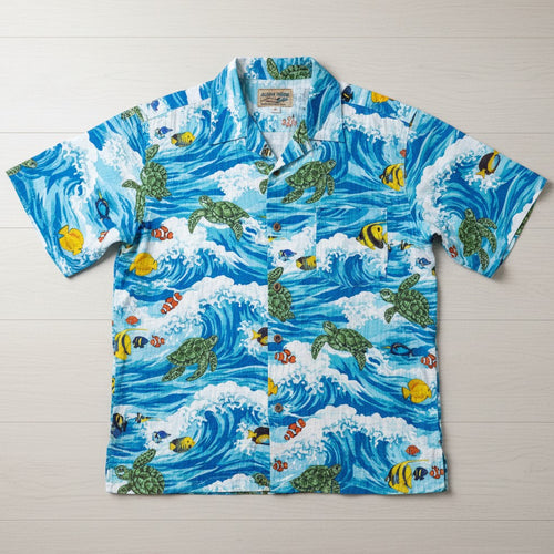 Ocean Wave Hawaiian Shirt